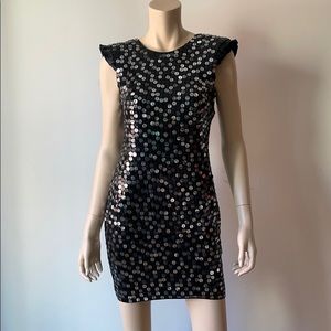 Robert Rodriguez Sequin Party dress like new $495
